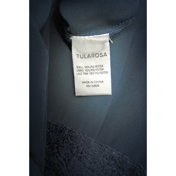 Tularosa NWOT Navy Lace Trim Mini Dress Size S - Picture 7 of 7